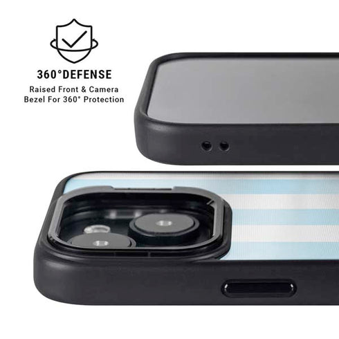 Argentina Soccer Flag iPhone 15 Kickstand Case